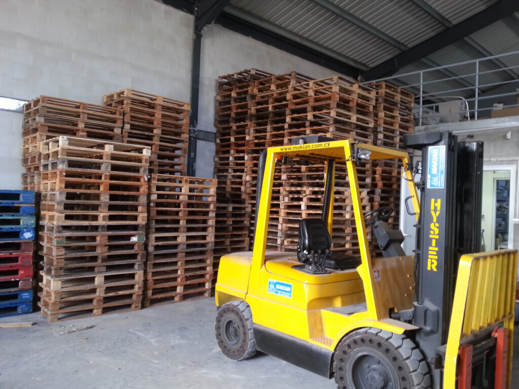 Forklifting lumber for treatment